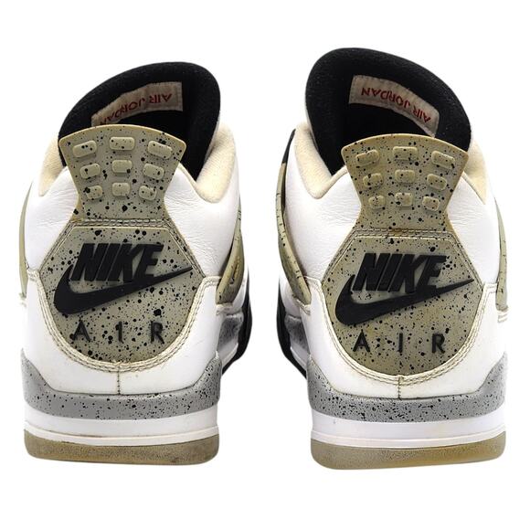 Nike Air Jordan 4 Retro 2016 White Cement Men\'s Sneakers 840606-192 US 11